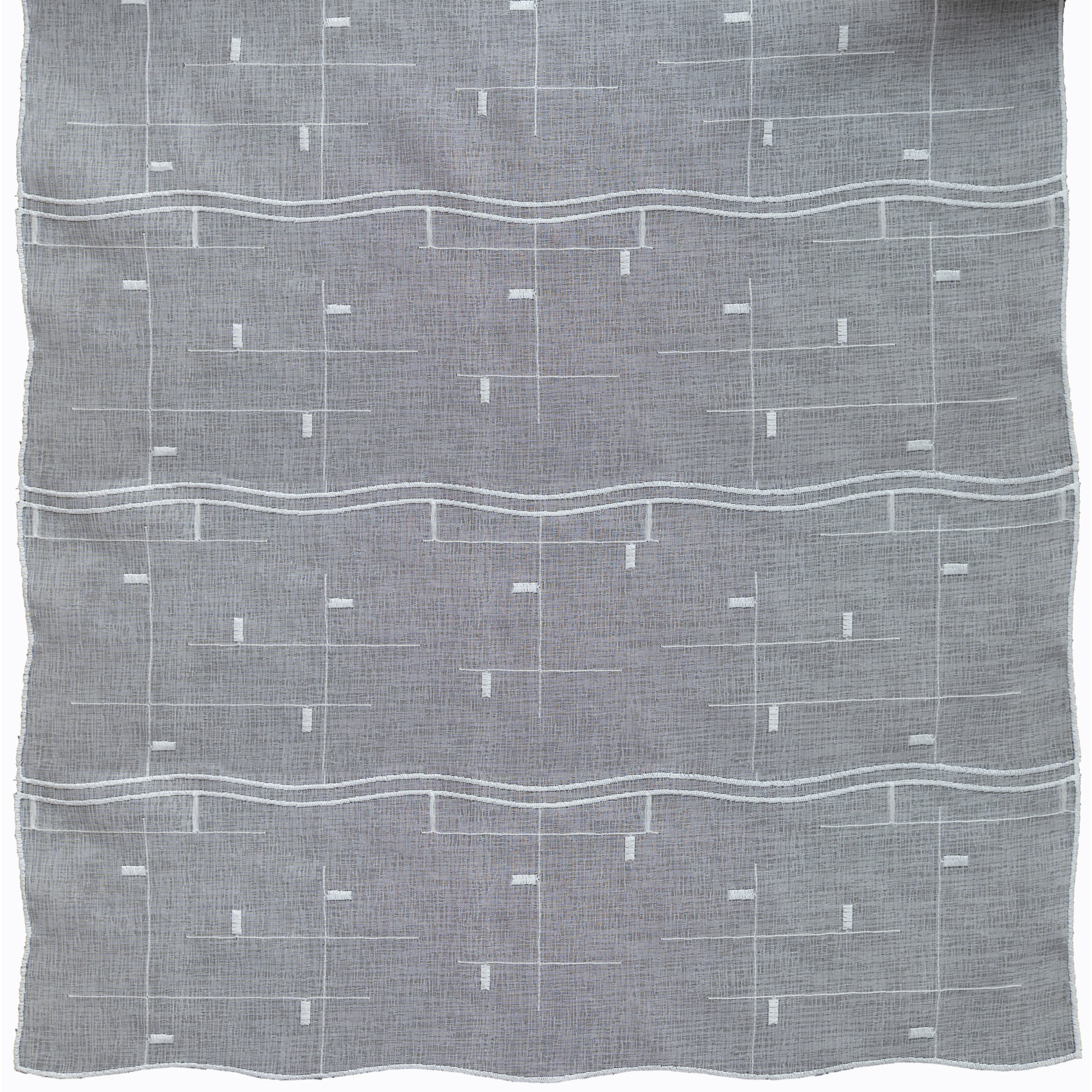 Modulable brodé motif graphique - Blanc