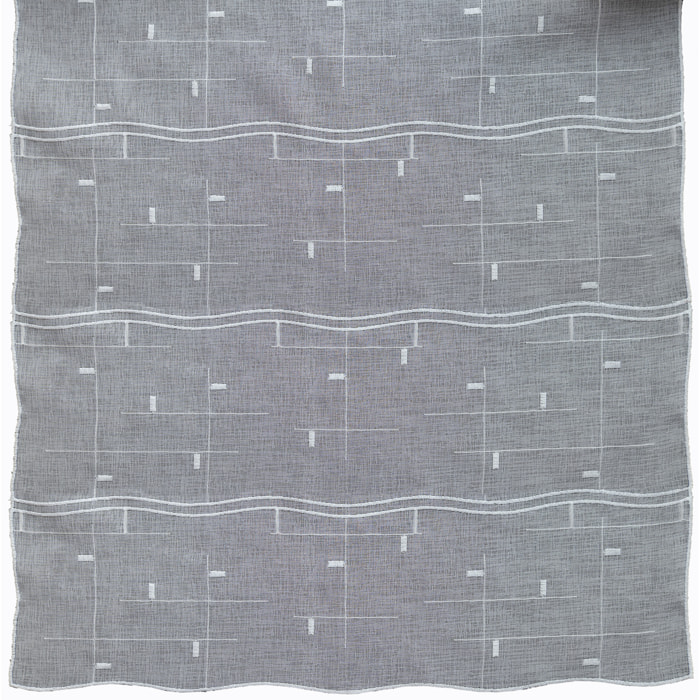 Modulable brodé motif graphique - Blanc