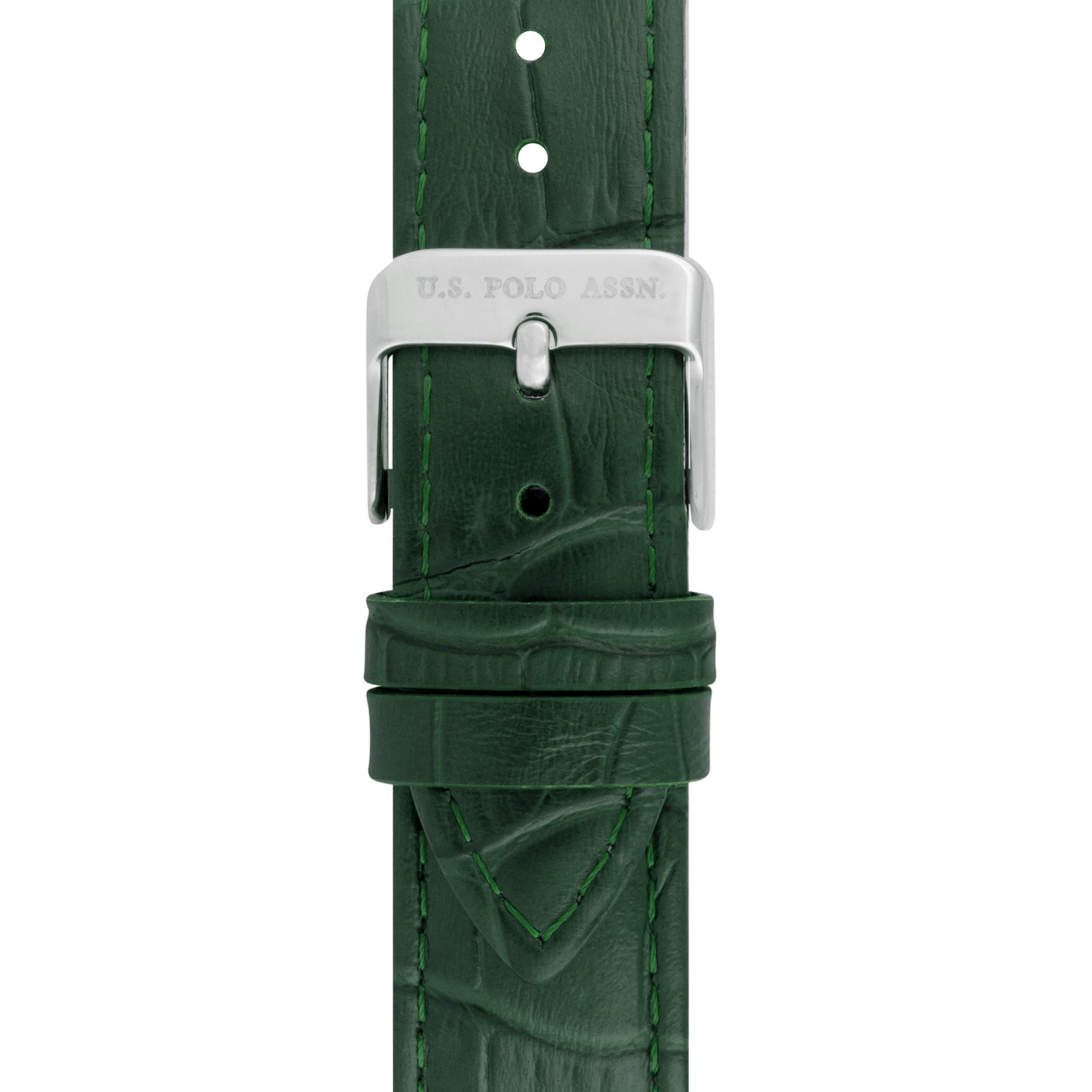 Orologio U.S. Polo Assn. in pelle verde