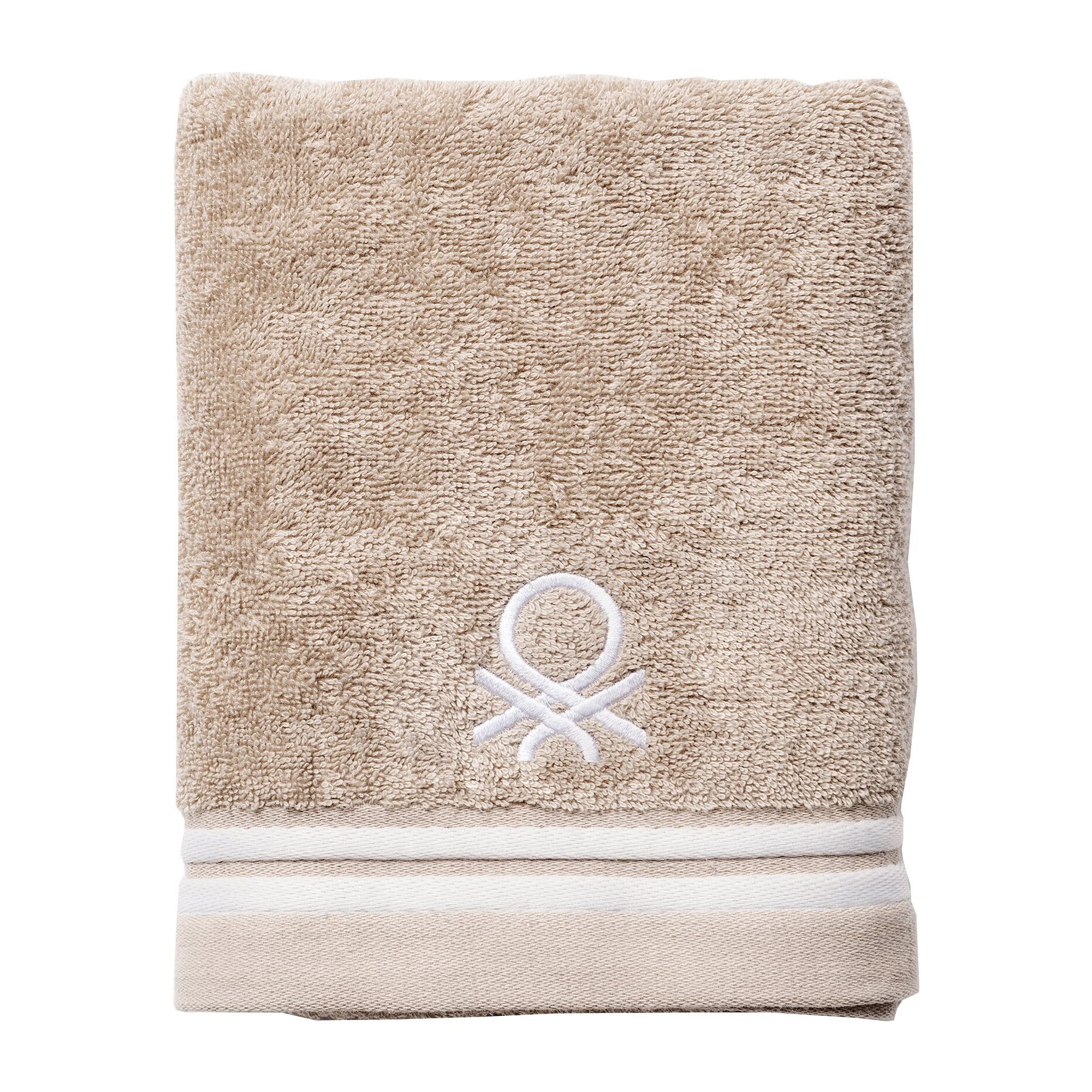 Set 3pcs toallas de baño  beige  benetton