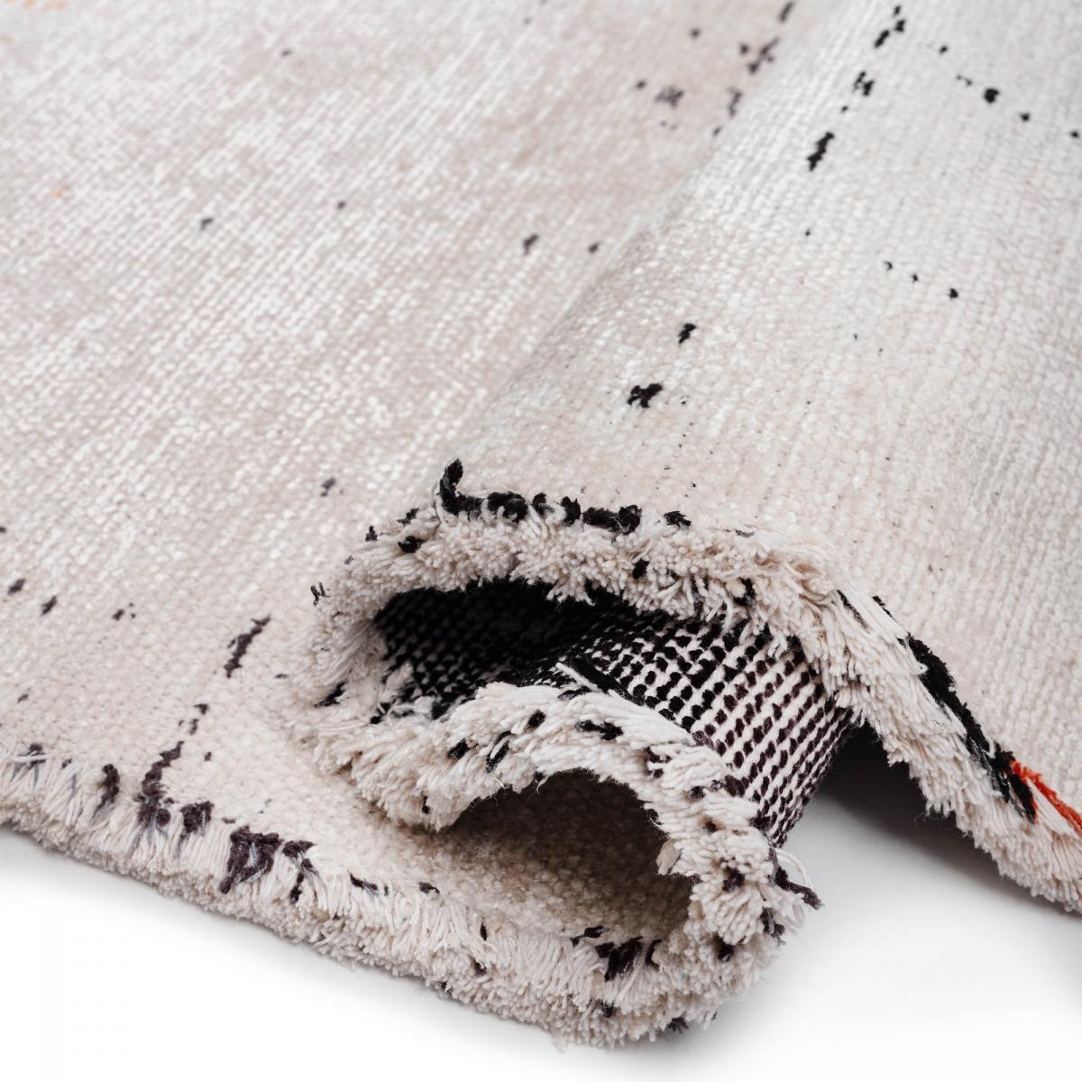 ATINPO Tapis salon kilim, Forme originale, Tissé à la main