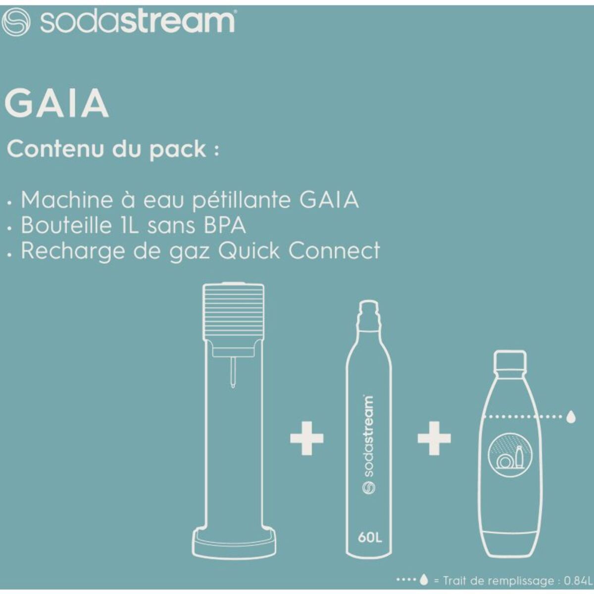 Machine à soda SODASTREAM gaia