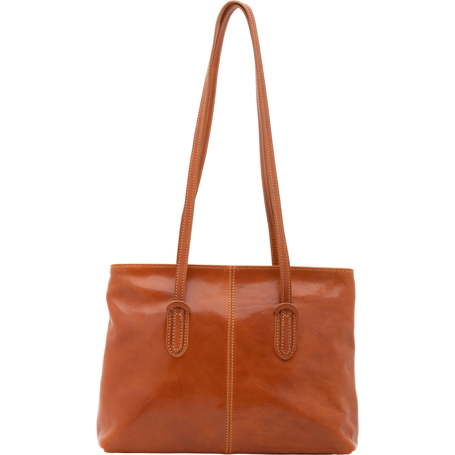 Borsa a spalla da donna - Modello Iduna Lux - Vera pelle - 35.0 x 26.0 x 12.0 cm