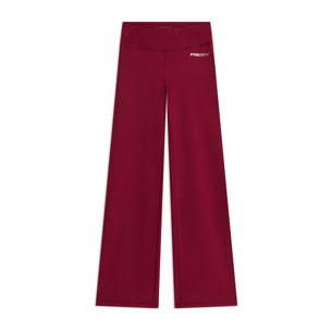 Leggings in tessuto quick dry vita alta con fondo a zampa