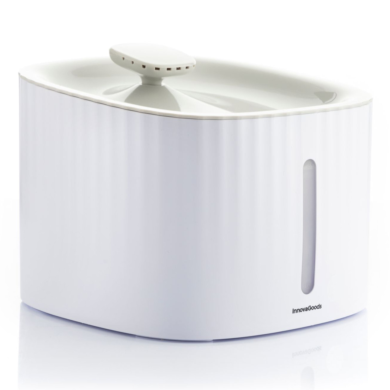 Fontana per animali da compagnia drinkatt innovagoods - bianco e grigio - 19x15x19 cm