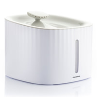 Fontana per animali da compagnia drinkatt innovagoods - bianco e grigio - 19x15x19 cm