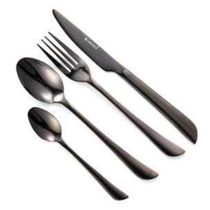 Ménagère 24 pièces - "Théa noir"