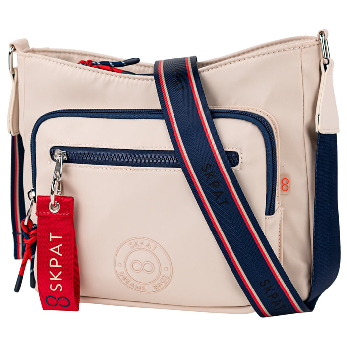 Bolso Bandolera Mujer Skpat Moselle Beige