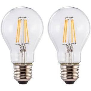 Ampoule XAVAX LED E27 6.5W CLA x2