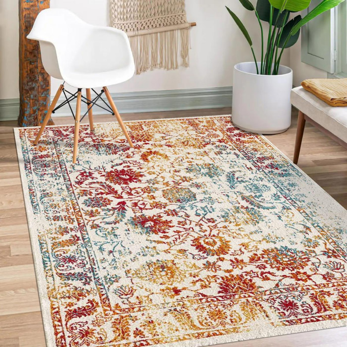 Tapis oriental tissé motif ancestral VUSU