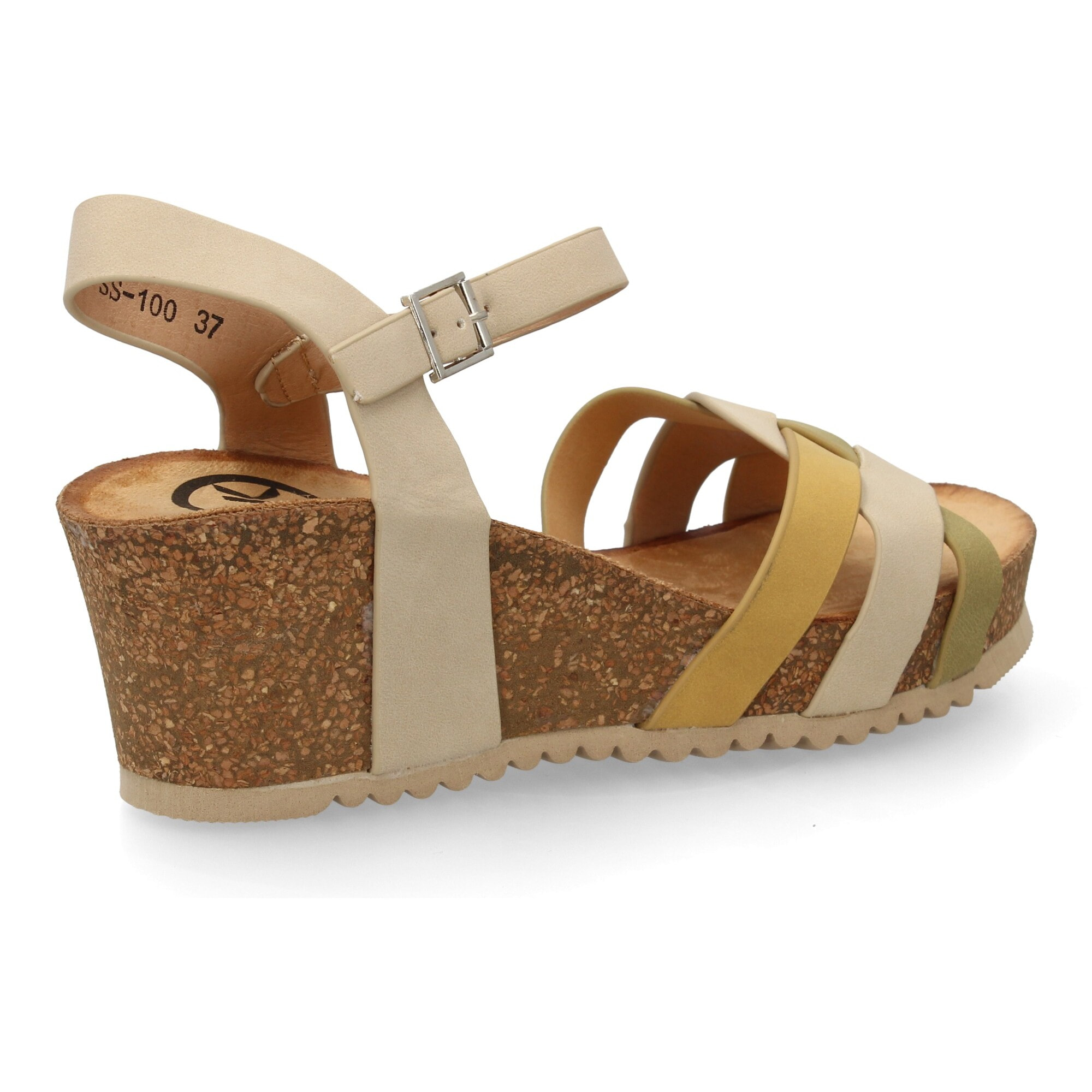 Sandalia cuña bio mujer cómoda verano