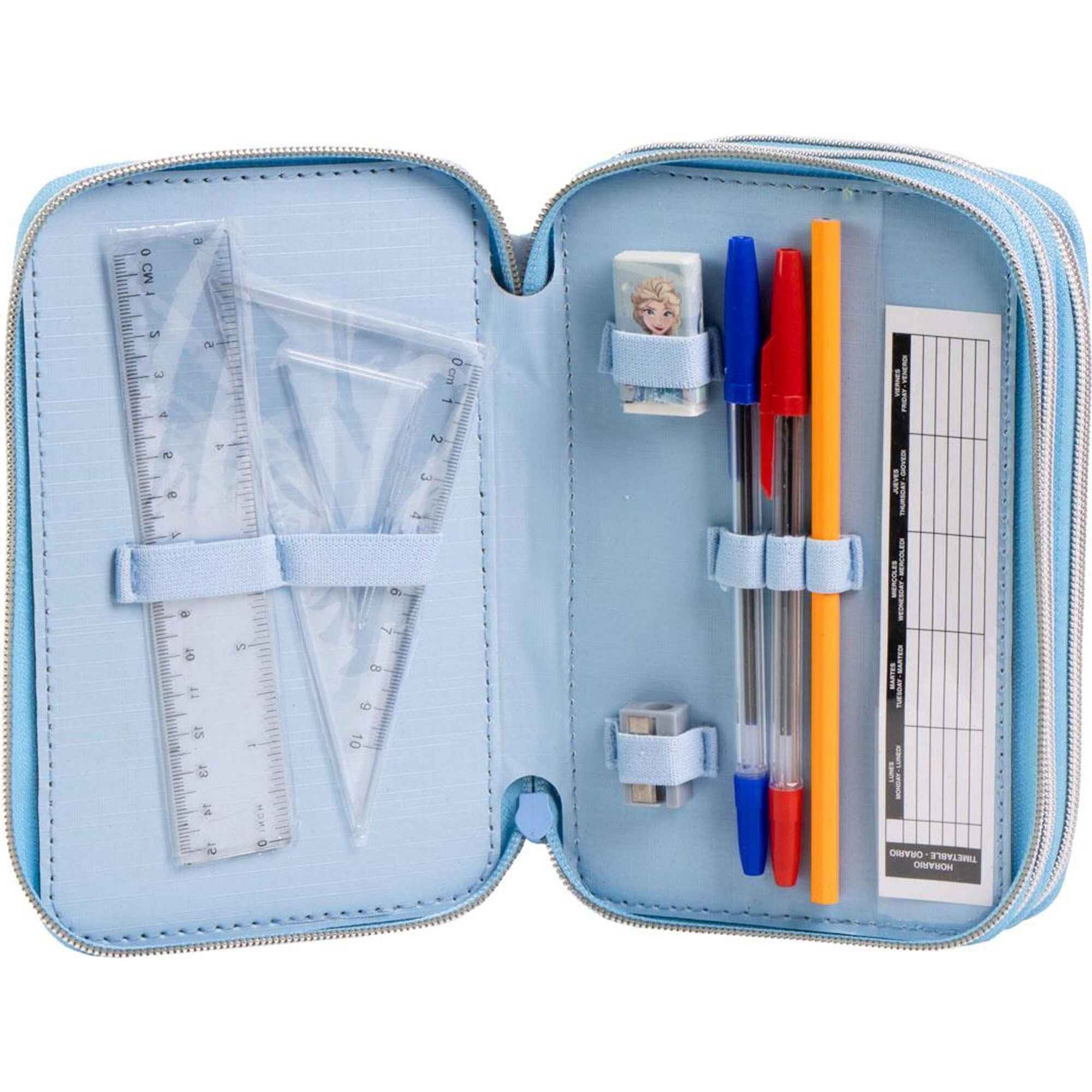 Plumier Con Accesorios Giotto Frozen
