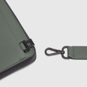 Piquadro Pochette con tracolla rimovibile