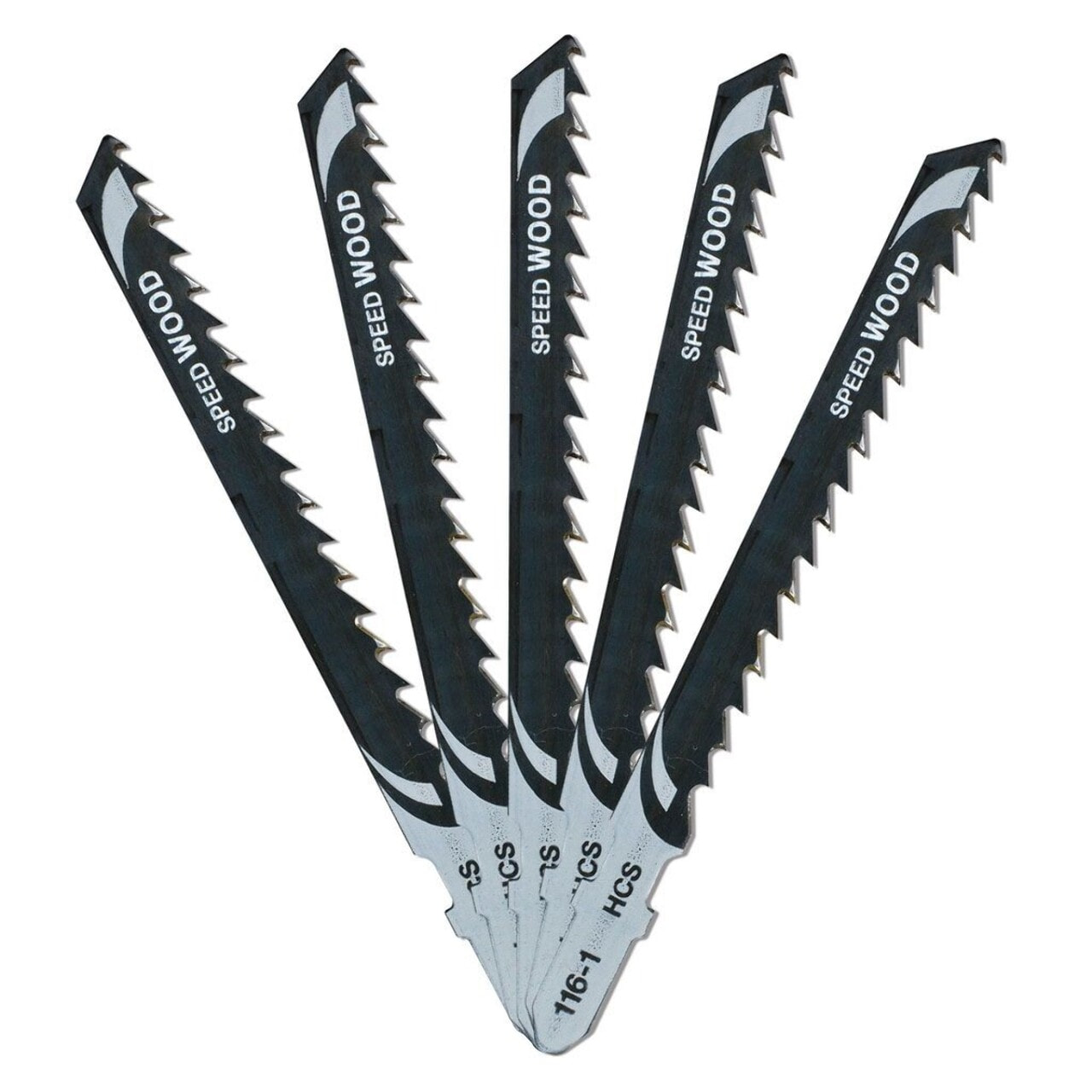 Lame de scie sauteuse bois HCS profondeur de coupe < 60 mm - Longueur 100 mm - Lot de 5 pièce - DEWALT - DT2166-QZ