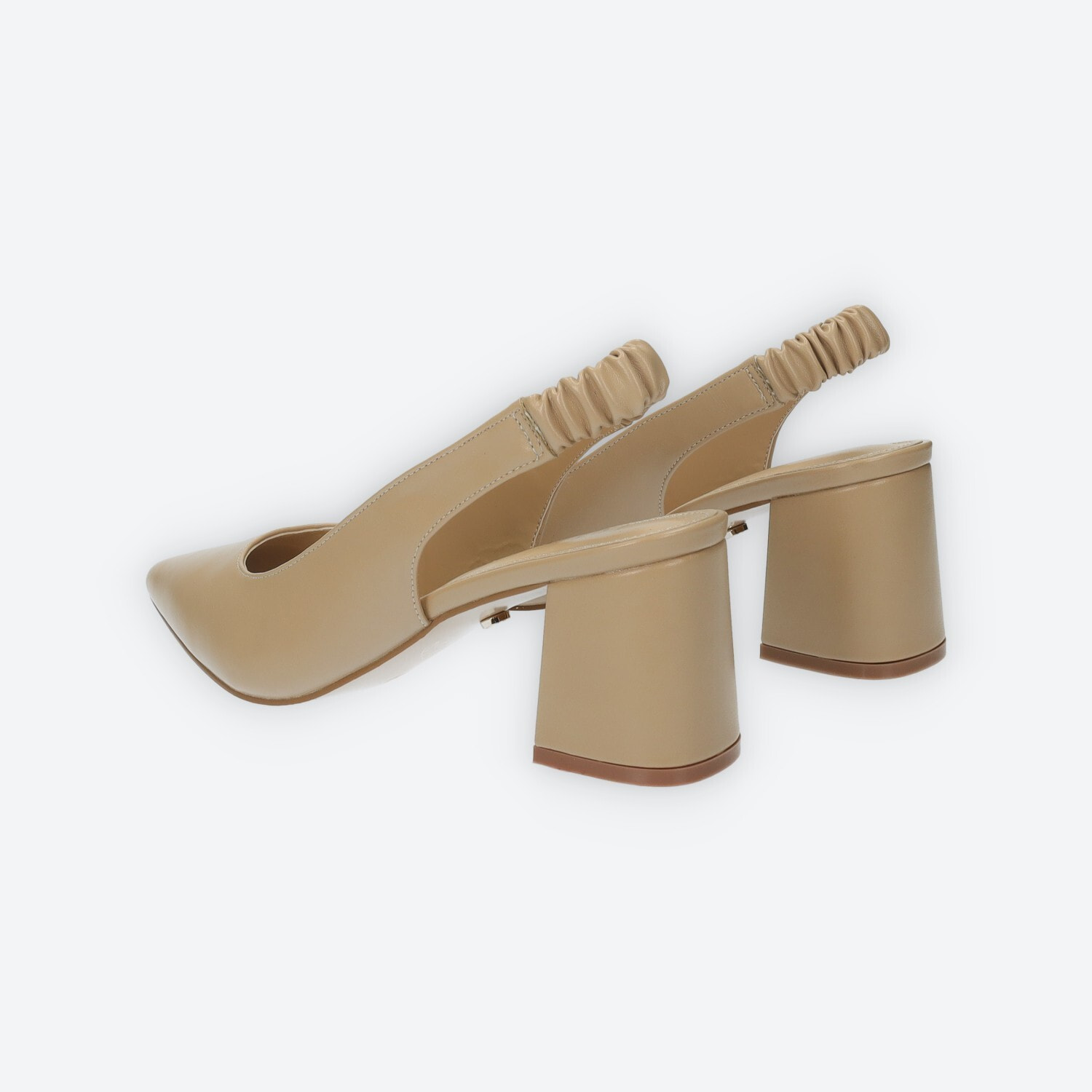 Décolleté sling back Donna Tata Italia Beige