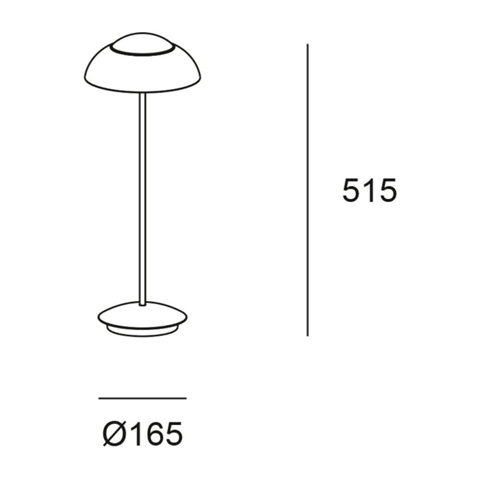 Forlight Eclipta II baliza exterior en color marrón con led blanco cáildo 3000K