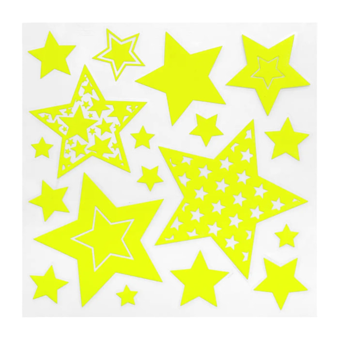 Sticker enfant - motif phosphorescent - 25x25 cm
