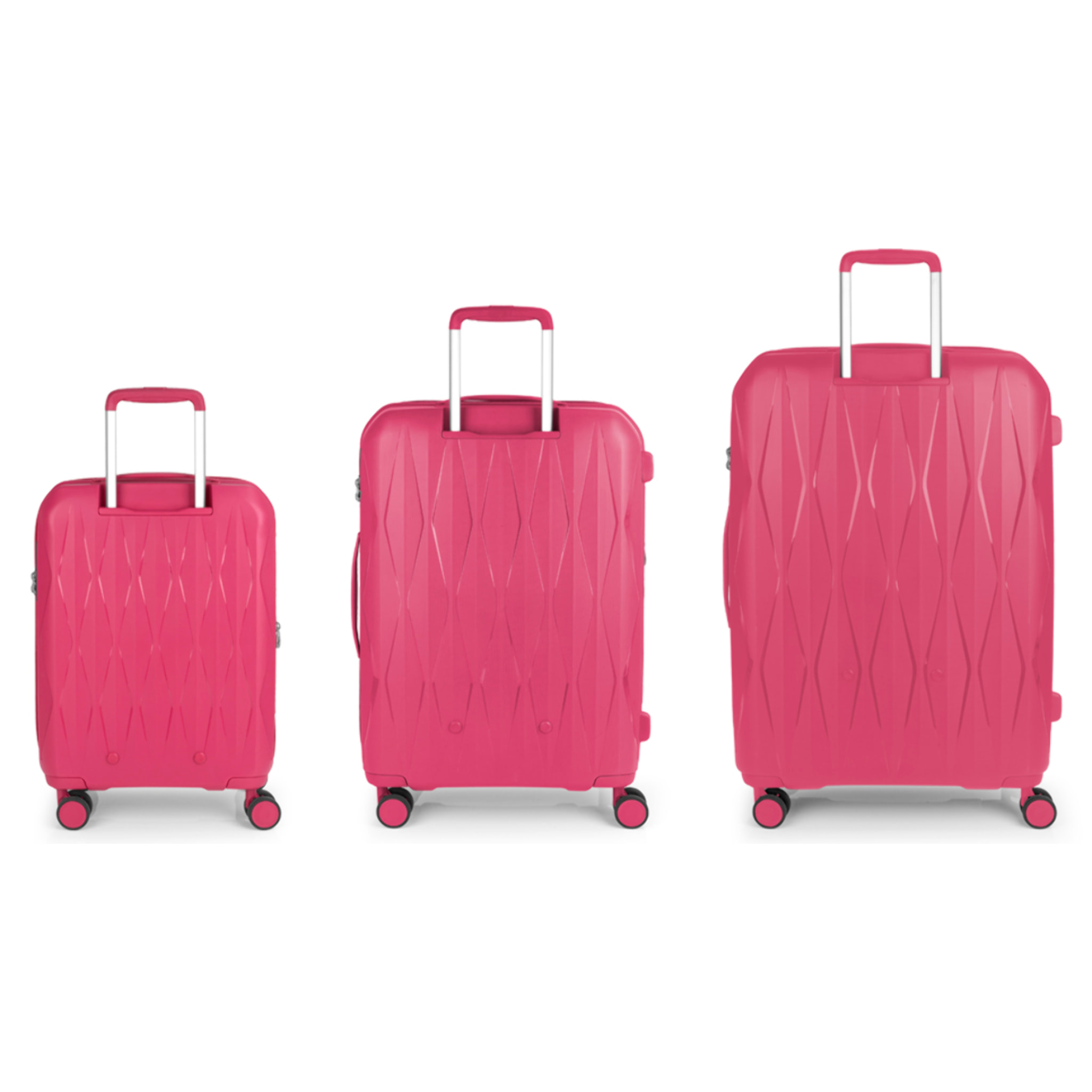 Juego de 3 maletas (cabina, mediana y grande) rígidas, expandibles INFINITY