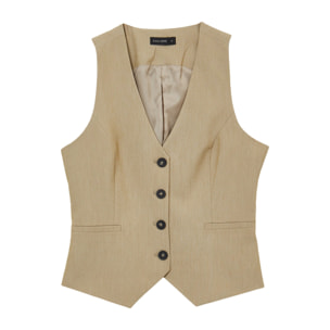 Gilet con bottoni