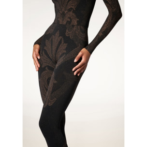 Collant Metallic Jacquard Tights