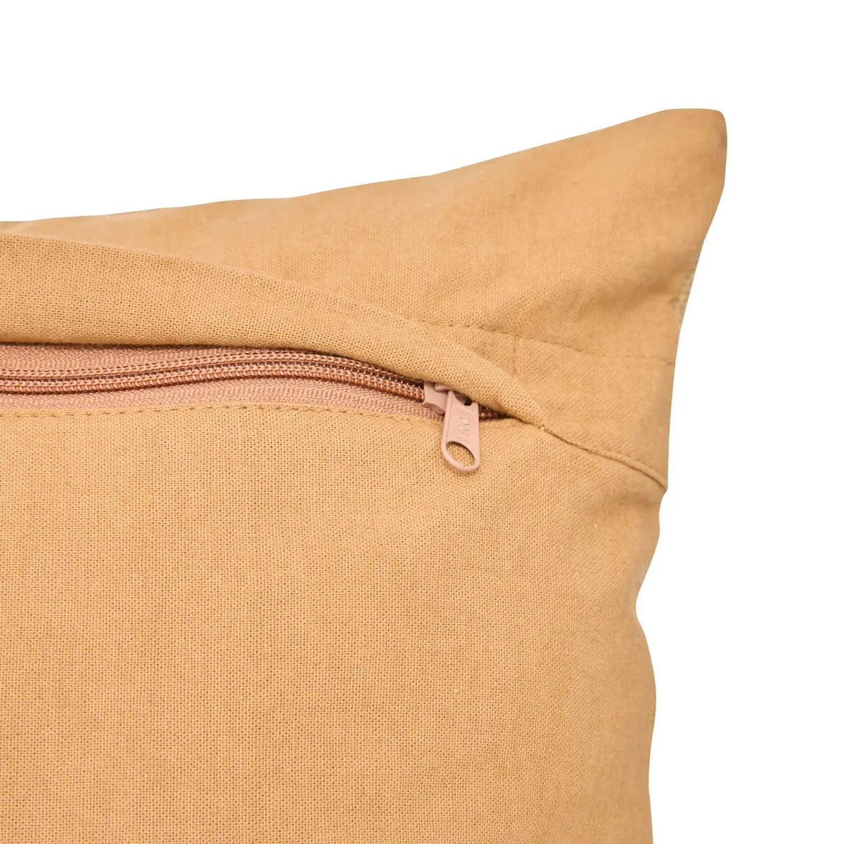 Coussin Hary marron caramel 50x30cm