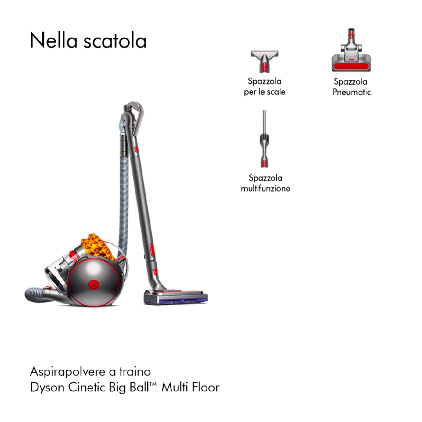 Aspirapolvere a traino Dyson Cinetic Big Ball Multifloor 2 | Nuovo