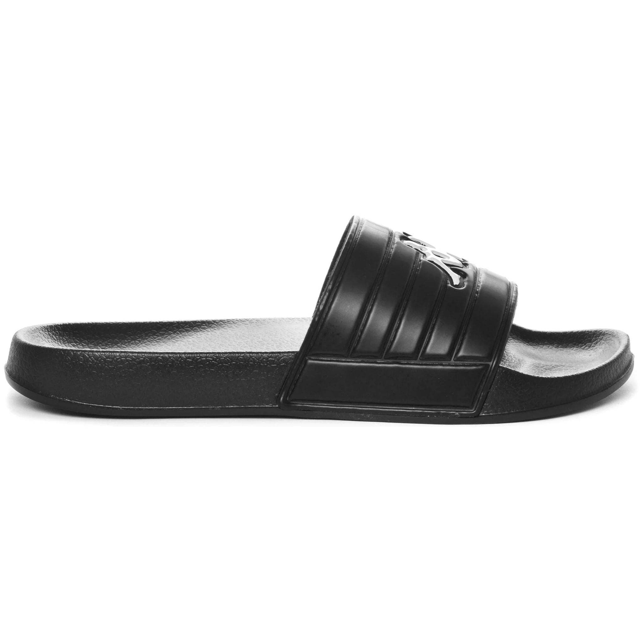 Kappa - Chanclas Hombre Mujer Negro - Logo Sarty