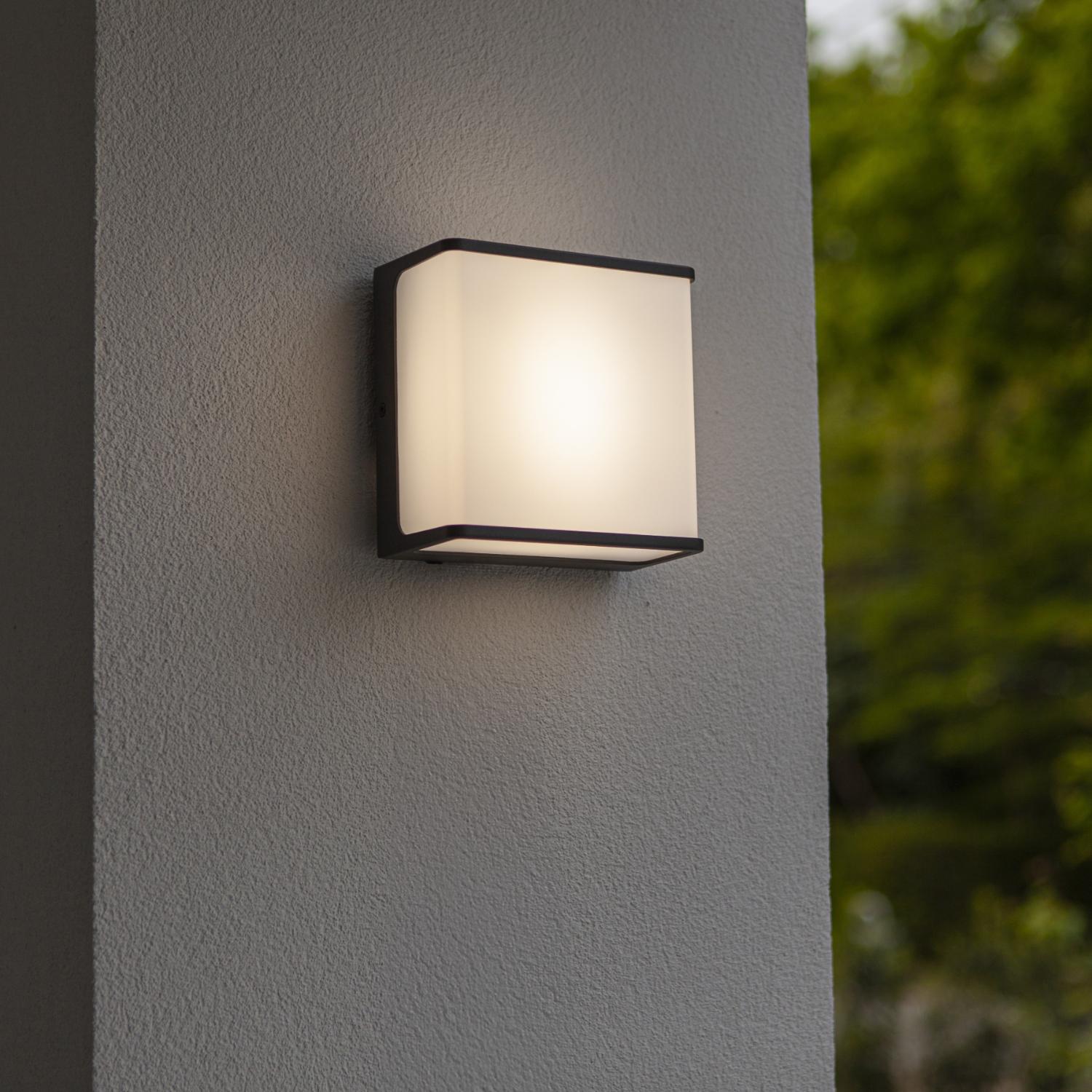 Applique murale secteur DOBLO GREY LED H