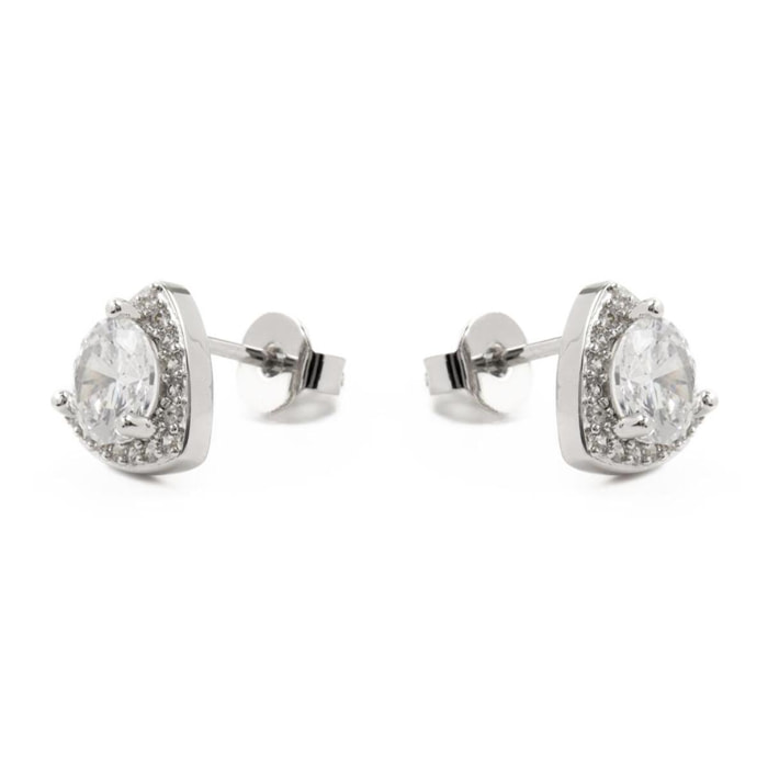 Pendientes Lux by Lux acabados plata