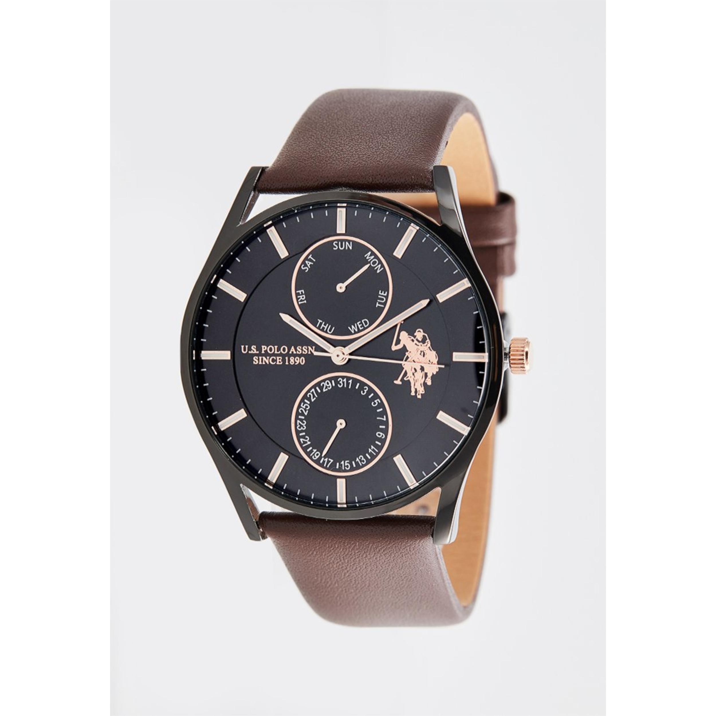 Orologio U.S. Polo Assn. con cinturino in pelle