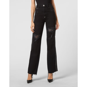 PHILIPP PLEIN Wide-leg jeans
