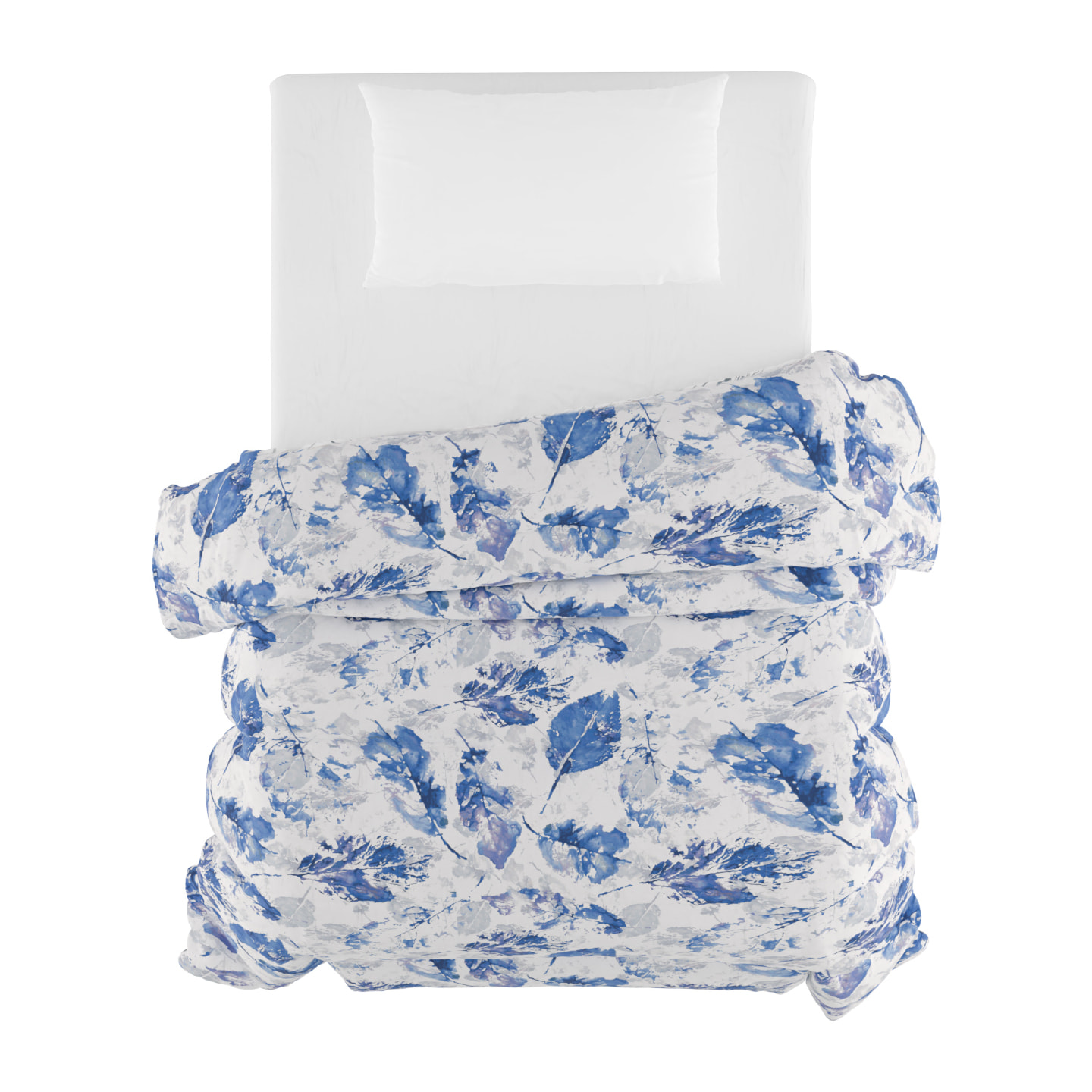 TRAPUNTA BASIC INVERNALE STAMPATA SINGOLO, FOGLIE