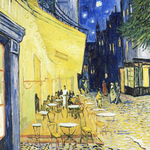 Affiche Le Café Arles par Vincent van Gogh Affiche seule