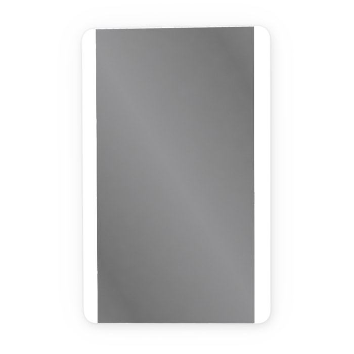 Miroir salle de bain LED auto-éclairant BORDER LINES 70x45