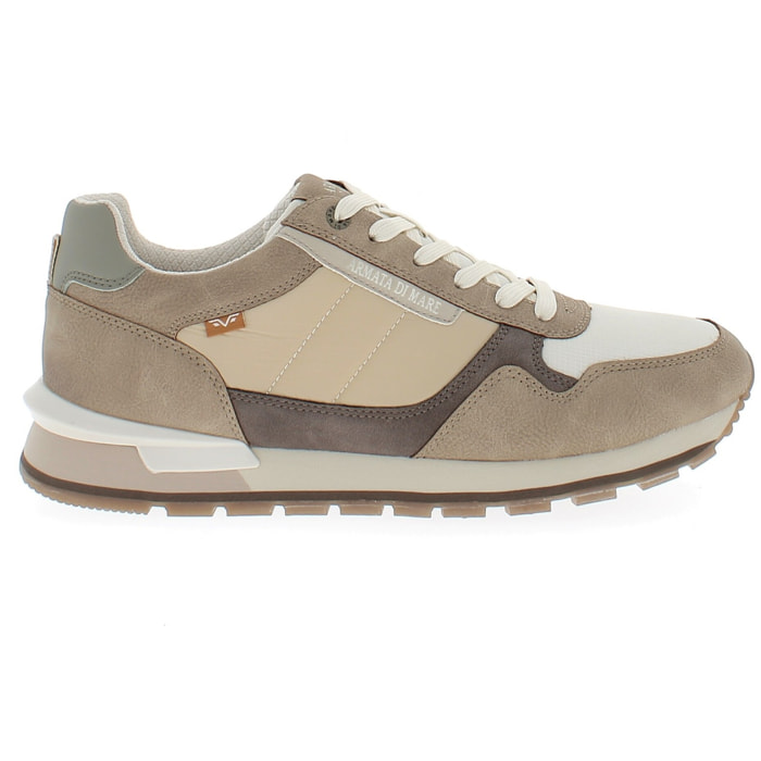 Armata di Mare Scarpe Uomo Sneakers Vintage Running con Soletta Rimovibile in Memory Foam AMU 1N944 Beige