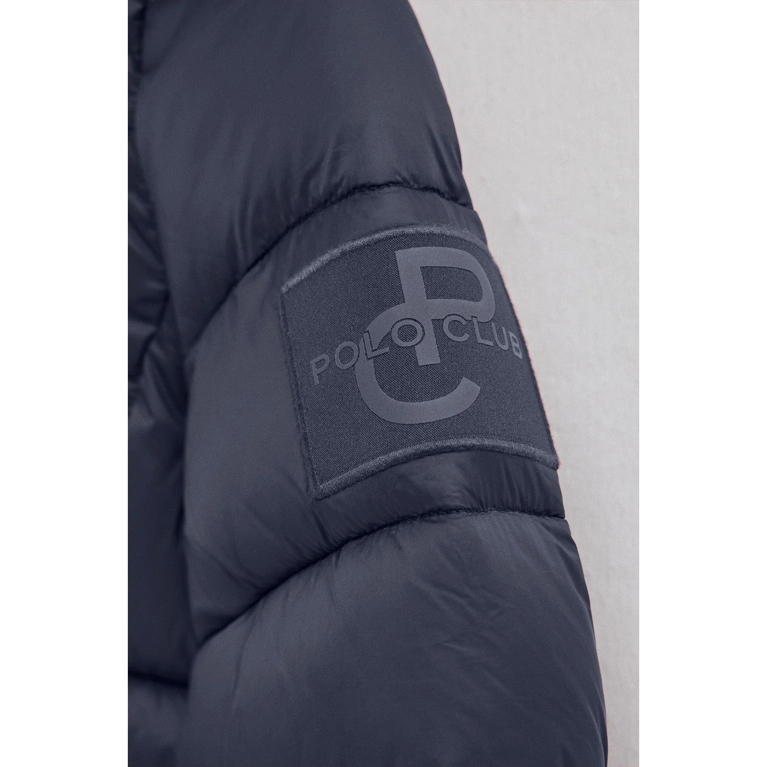 Giubbotto Cara Ultralight blu marino con logo Polo Club