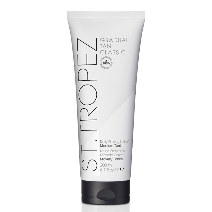 Gradual Tan Classic - Lotion Bronzante Fermeté Corps Medium/Dark 200 ml - Vegan