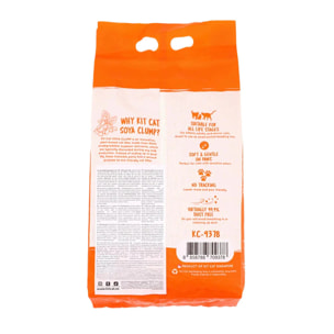 Pack 6 Kit Cat Arena Eco Nova - Peach 7 L Arena para gatos