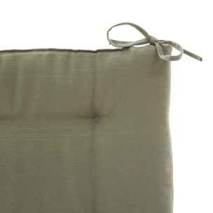 Galette de chaise Korai vert laurier 40x40cm