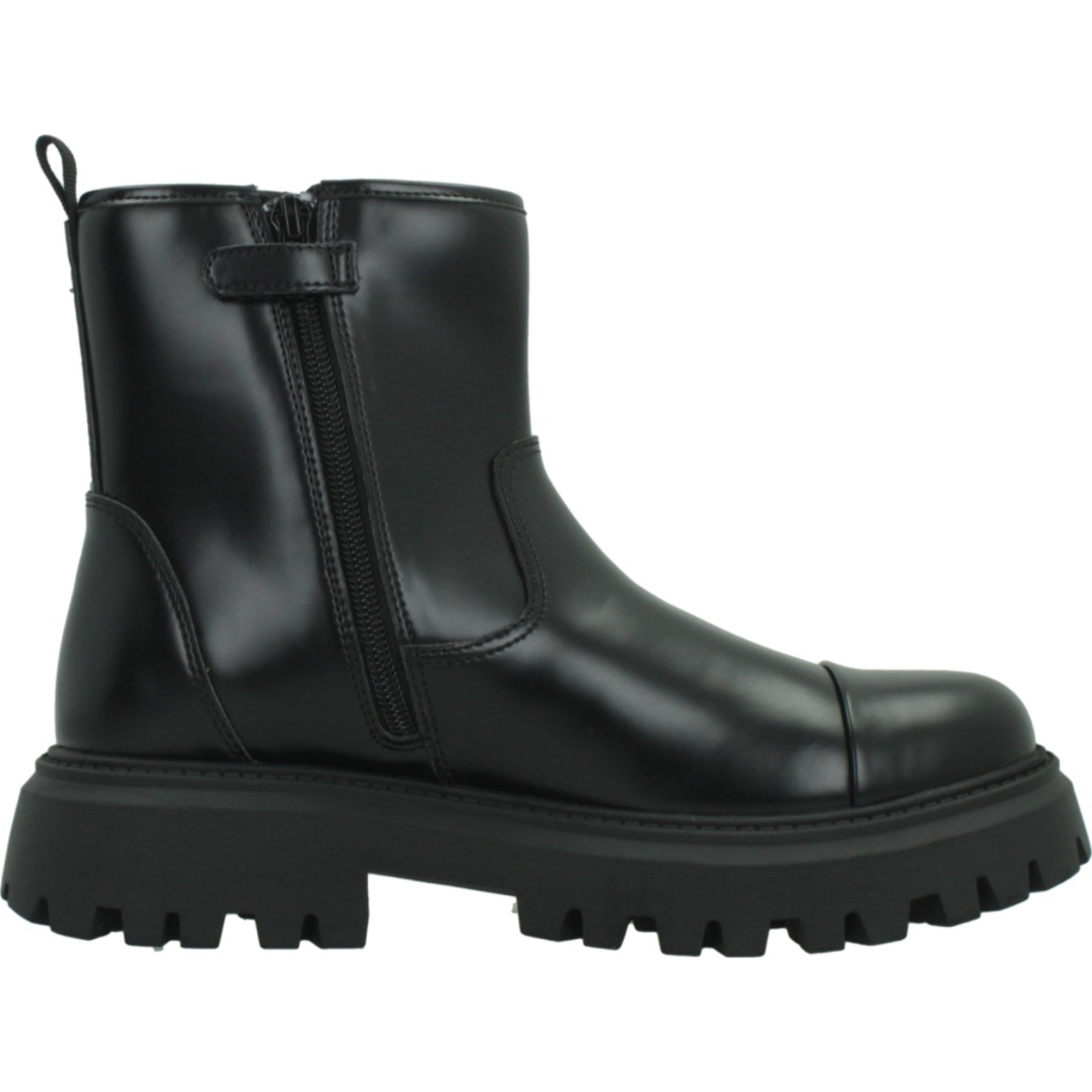 Zapatillas Niña de la marca GEOX  modelo J66M6B 000CN J MAQUINNENS NEGRO