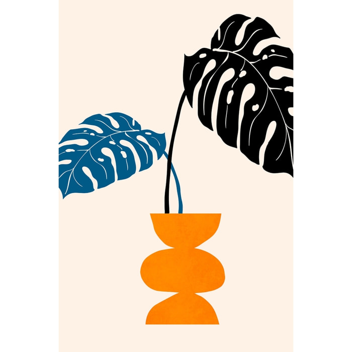 Tableau graphique plante en pot Tableau plexiglas