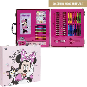Set Papelería Coloreable Maletín Minnie