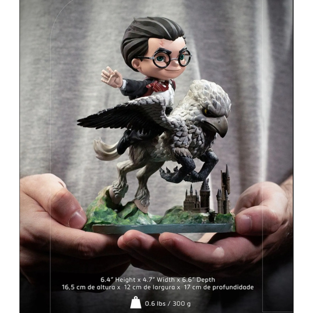 Harry Potter Statua MiniCo Harry Potter e Fierobecco 16cm Iron Studios