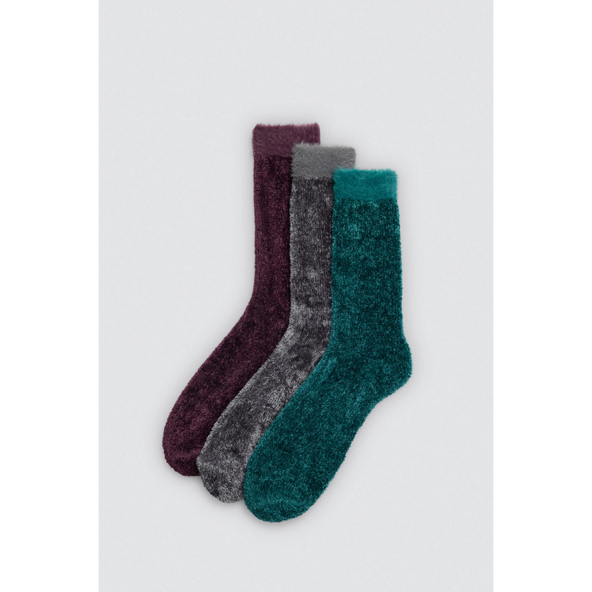 Confezione da 3 calzini vellutati