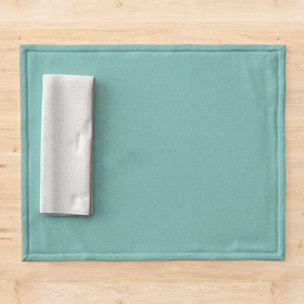 Mantel antimanchas INDIV. DELFOS AGUAMARINA (2 ud.)