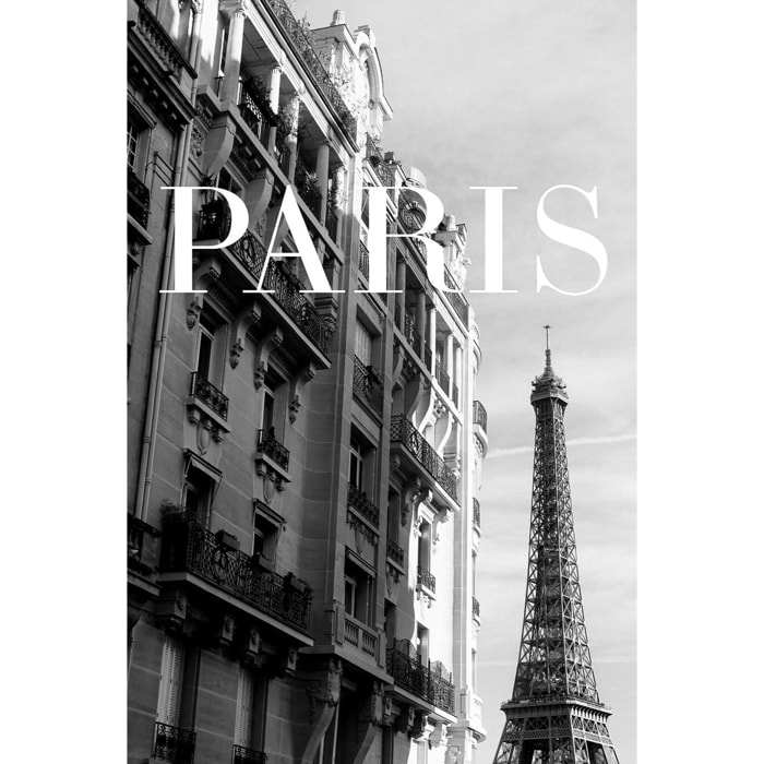 Tableau vintage paris paris eiffel  Tableau alu Dibond