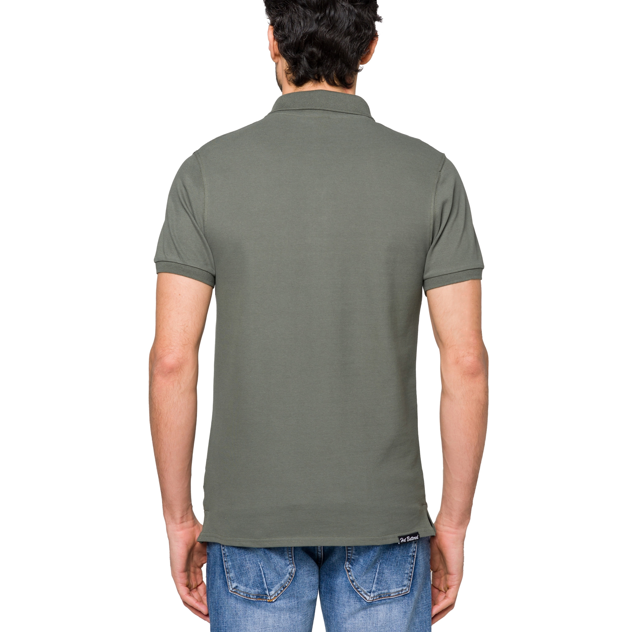 Polo Hot Buttered Stoney verde militar