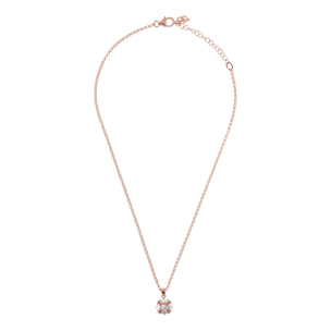 Collana Catena Rolo con Punto Luce in Cubic Zirconia