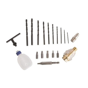 Perceuse pneumatique 3/8' SCHEPPACH avec accessoires - 10mm 6.3bar - 7906100714