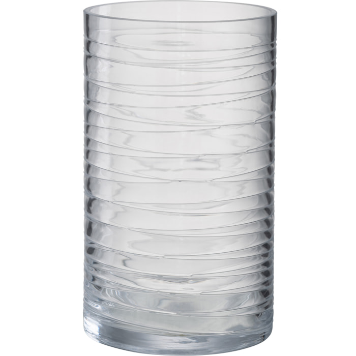 J-Line photophore Lignes - verre - transparent - large